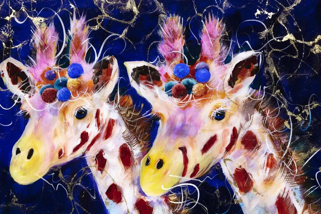 Penny and Polly - Original - SOLD by artist Rozanne Bell - Wyecliffe Galleries