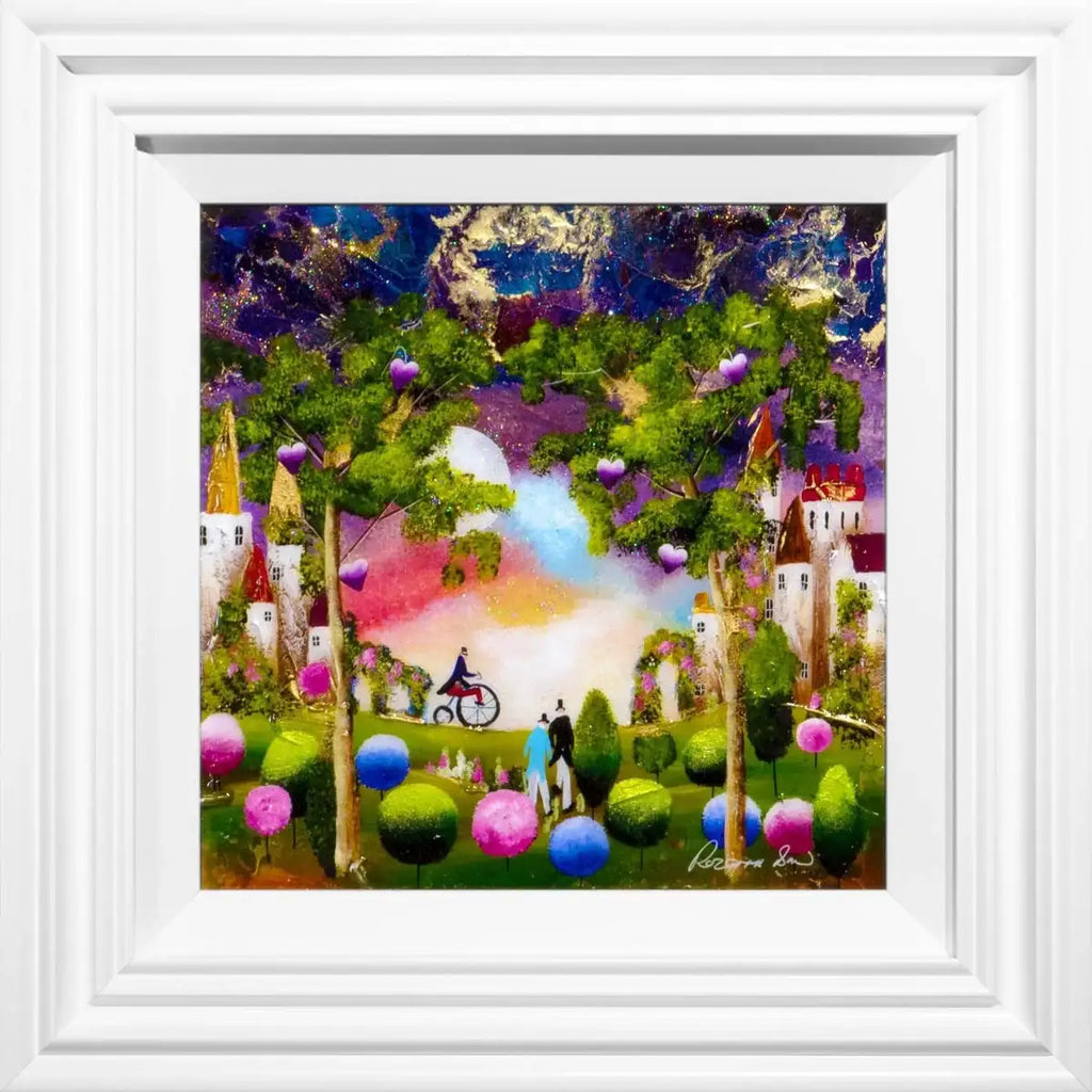 Penny Farthing on Parade - SOLD by artist Rozanne Bell - Wyecliffe Galleries