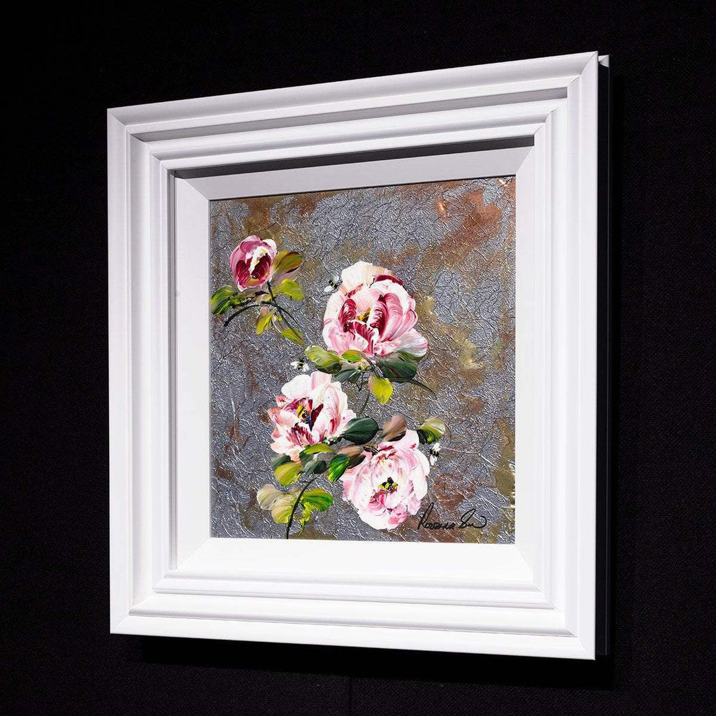 Peony Passion I - Original - SOLD by artist Rozanne Bell - Wyecliffe Galleries
