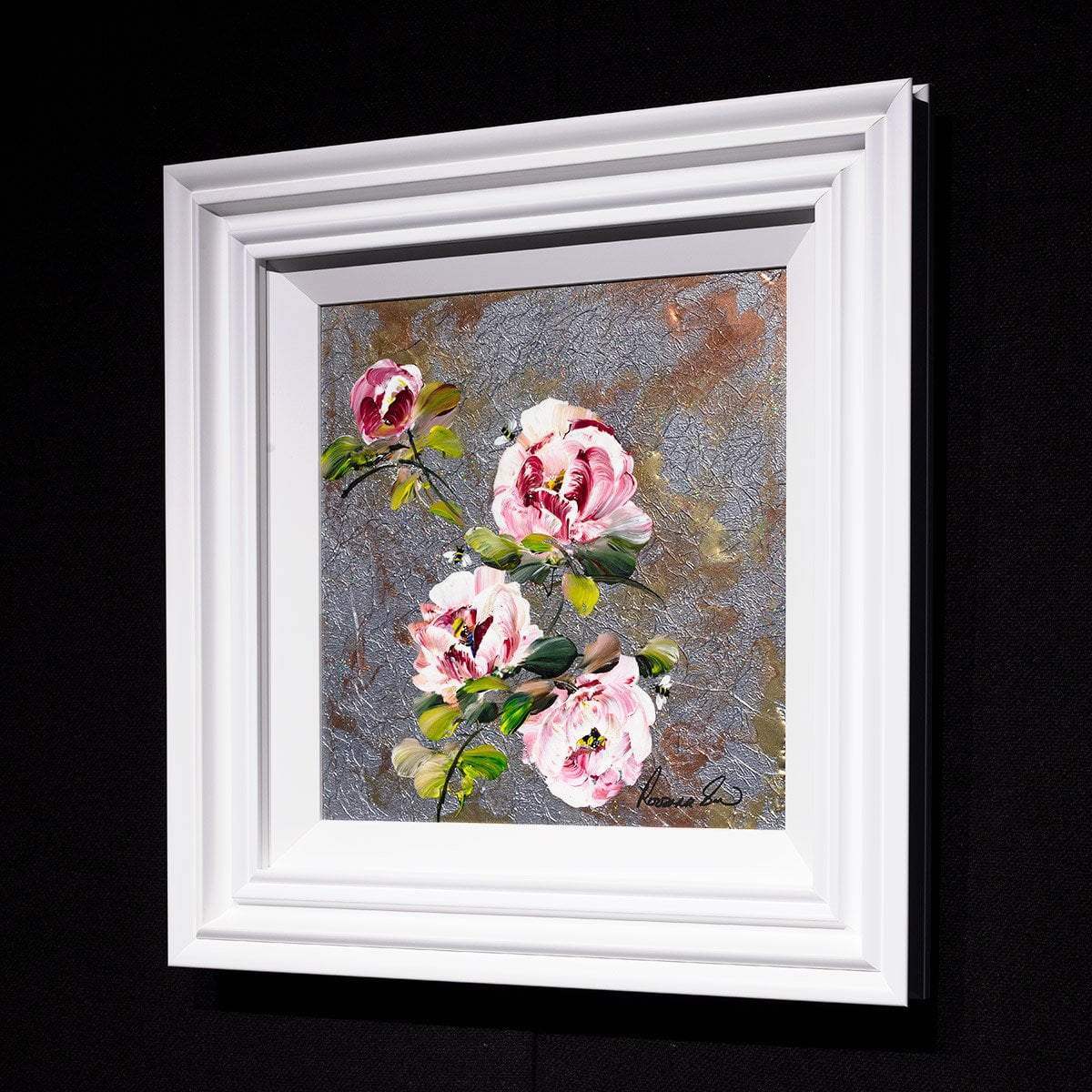 Peony Passion I - Original - SOLD by artist Rozanne Bell - Wyecliffe Galleries