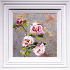 Peony Passion I - Original - SOLD by artist Rozanne Bell - Wyecliffe Galleries