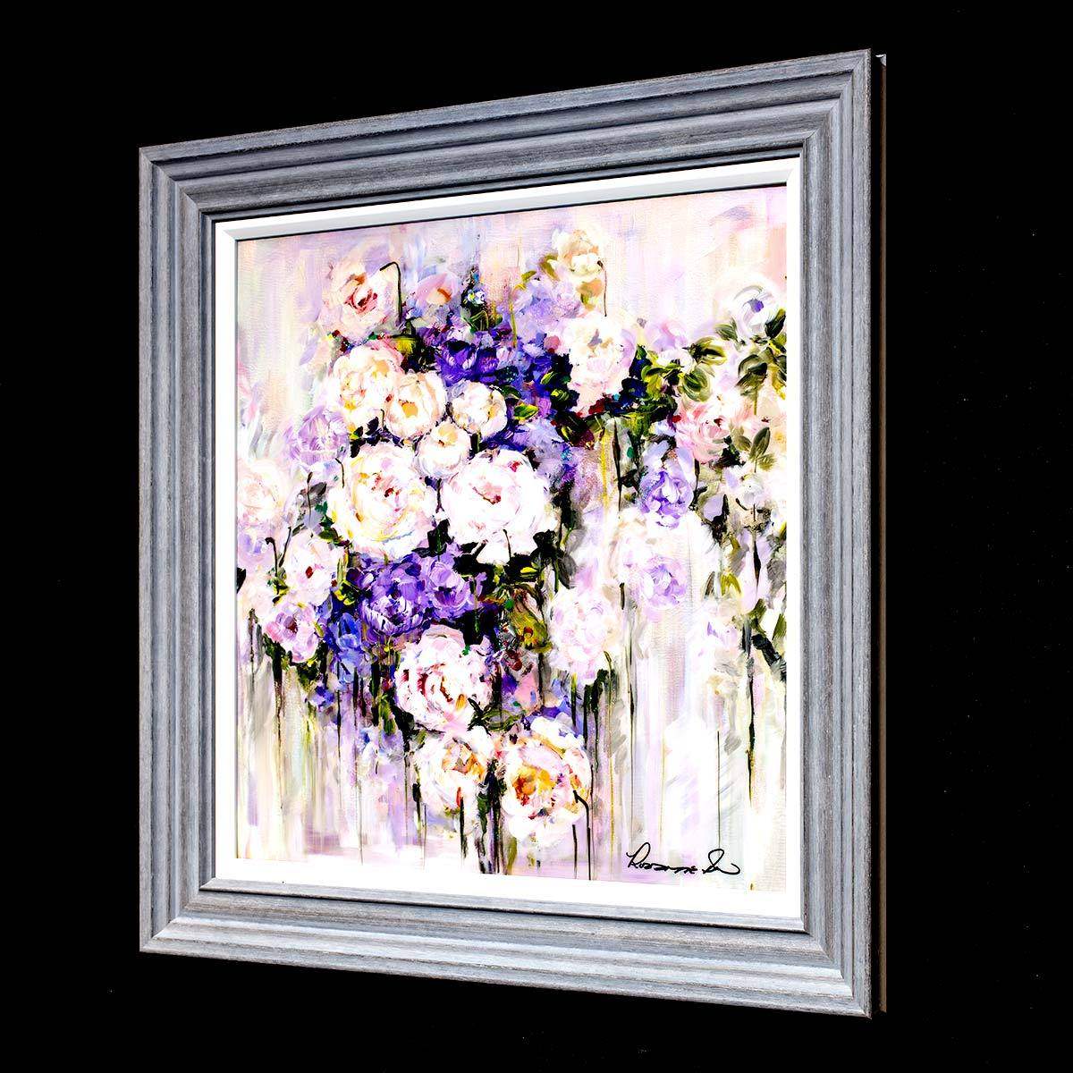 Peony Posy - Original - SOLD by artist Rozanne Bell - Wyecliffe Galleries