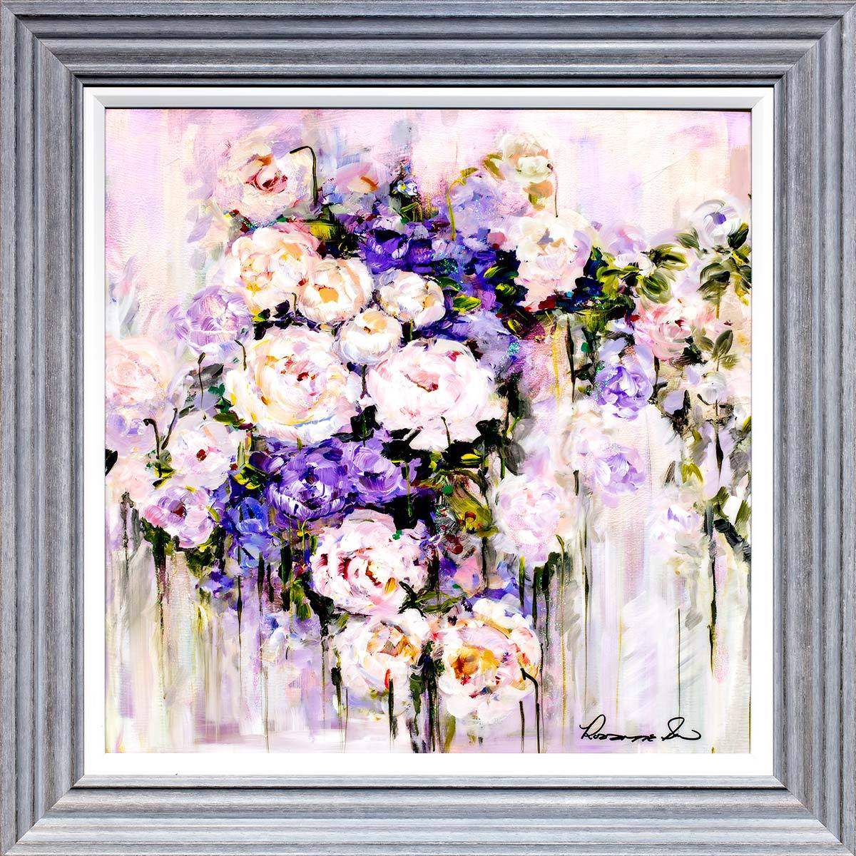 Peony Posy - Original - SOLD by artist Rozanne Bell - Wyecliffe Galleries