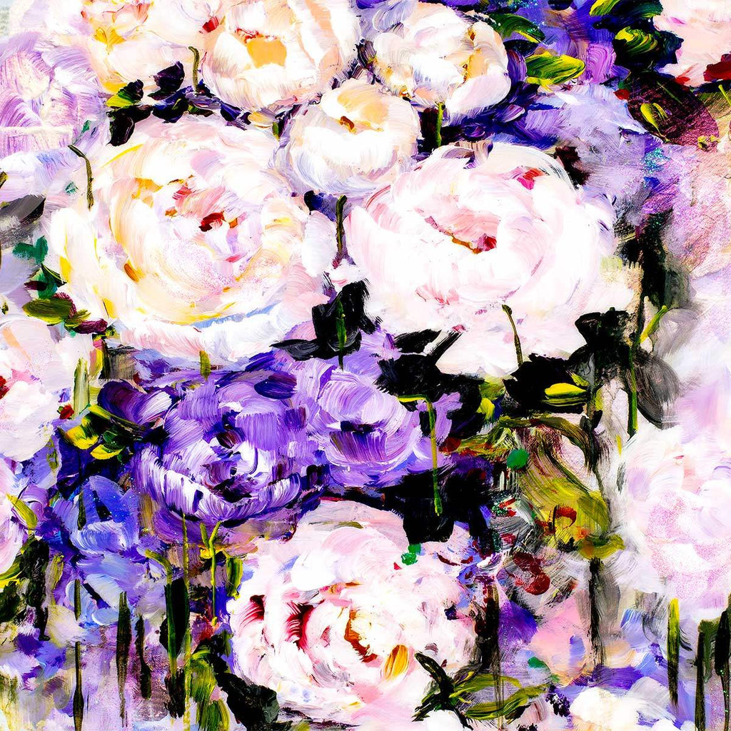 Peony Posy - Original - SOLD by artist Rozanne Bell - Wyecliffe Galleries