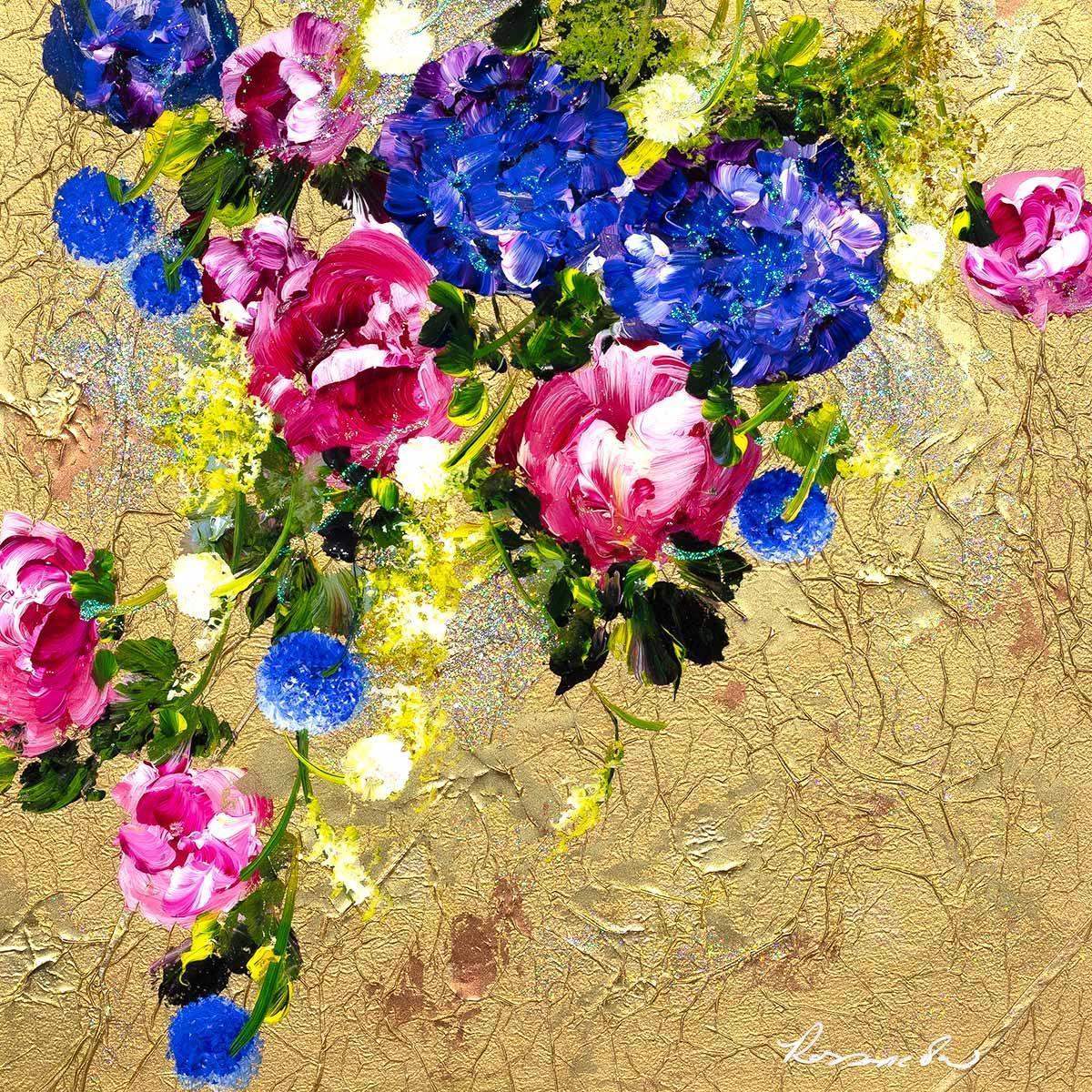 Perfect Posy - Original - SOLD by artist Rozanne Bell - Wyecliffe Galleries