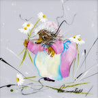 Peter Rabbit & Friends - SOLD by artist Rozanne Bell - Wyecliffe Galleries