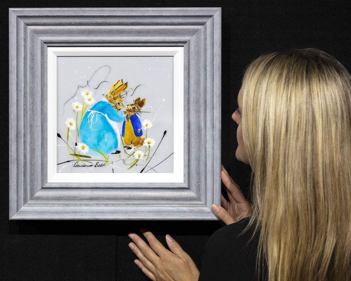 Peter Rabbit & Friends - SOLD by artist Rozanne Bell - Wyecliffe Galleries