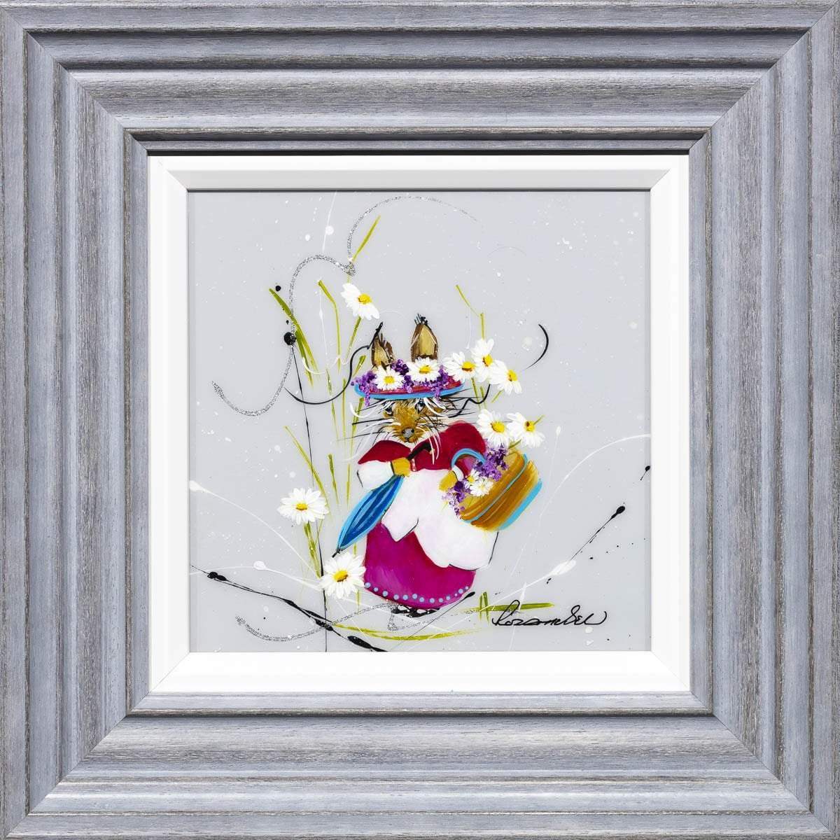 Peter Rabbit & Friends - SOLD by artist Rozanne Bell - Wyecliffe Galleries