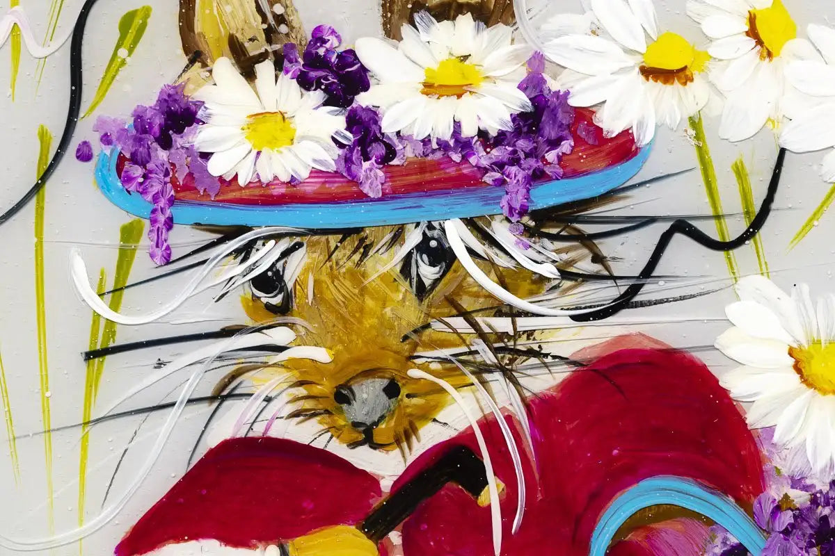 Peter Rabbit & Friends - SOLD by artist Rozanne Bell - Wyecliffe Galleries