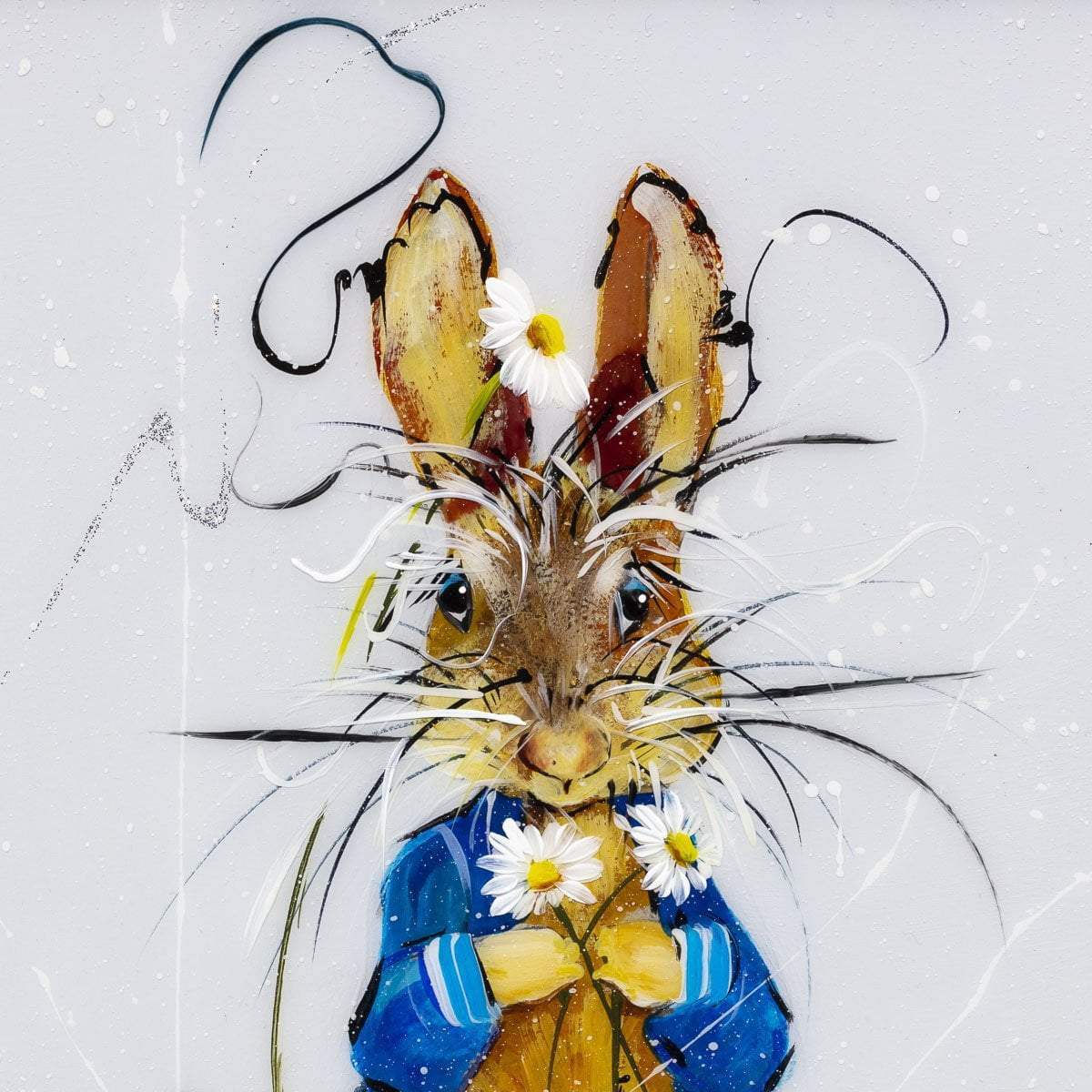 Peter Rabbit & Friends - SOLD by artist Rozanne Bell - Wyecliffe Galleries