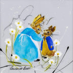 Peter Rabbit & Friends - SOLD by artist Rozanne Bell - Wyecliffe Galleries
