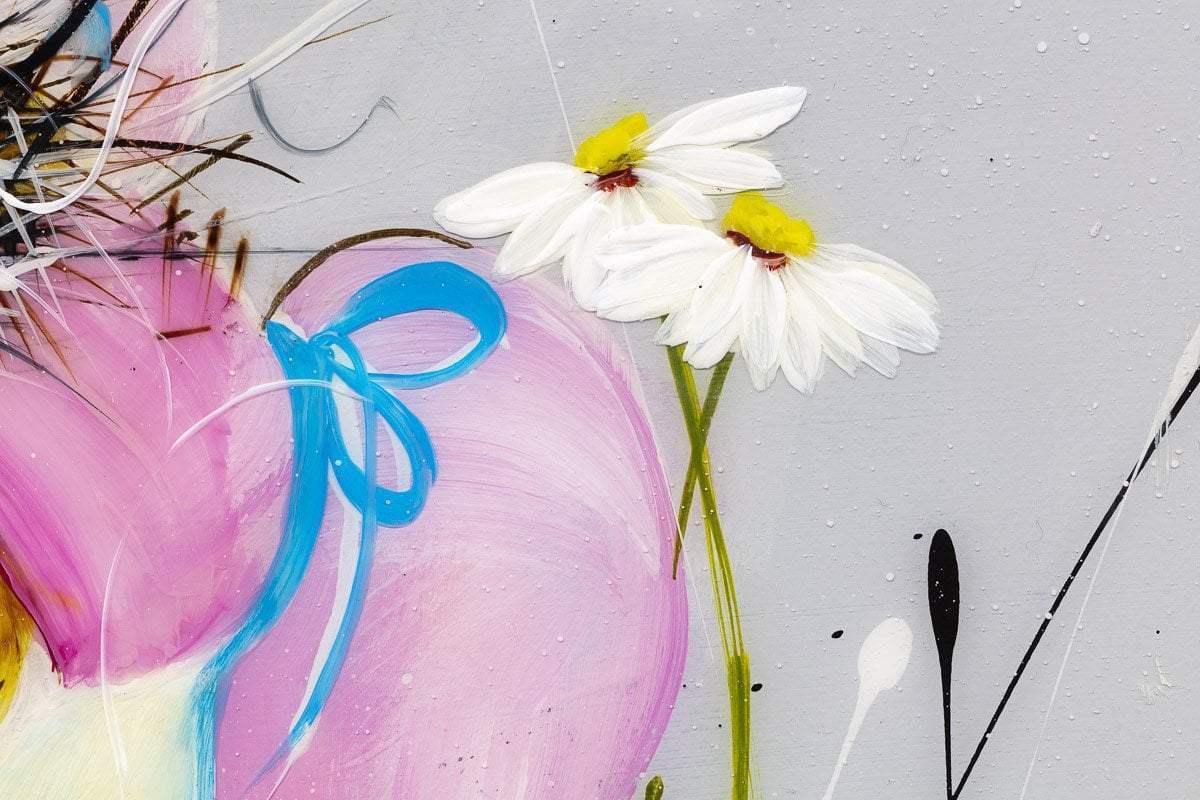 Peter Rabbit & Friends - SOLD by artist Rozanne Bell - Wyecliffe Galleries