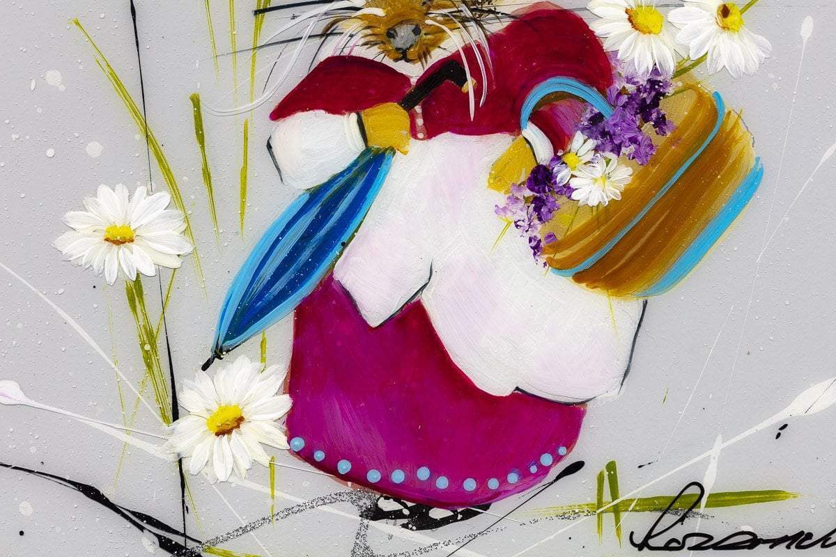 Peter Rabbit & Friends - SOLD by artist Rozanne Bell - Wyecliffe Galleries