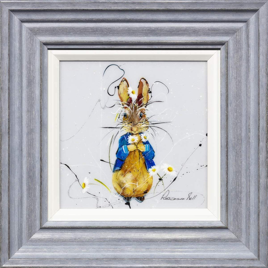 Peter Rabbit & Friends - SOLD by artist Rozanne Bell - Wyecliffe Galleries