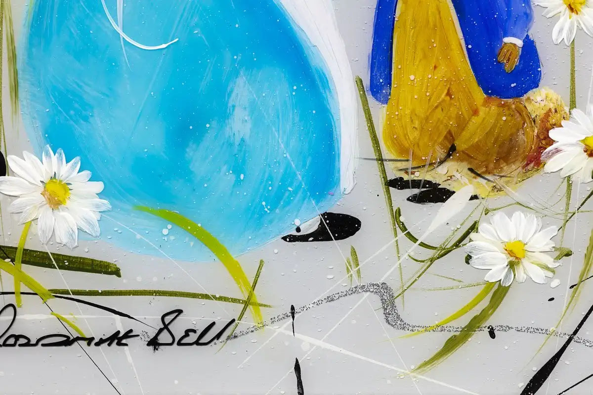 Peter Rabbit & Friends - SOLD by artist Rozanne Bell - Wyecliffe Galleries