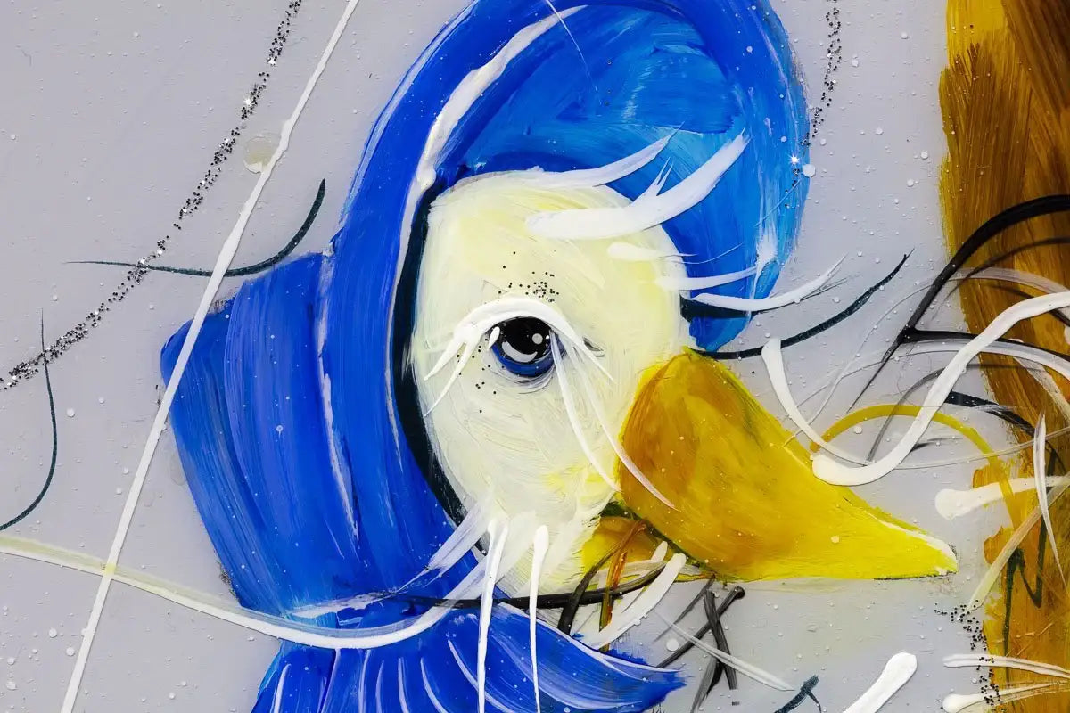 Peter Rabbit & Jemima I - Original - SOLD by artist Rozanne Bell - Wyecliffe Galleries