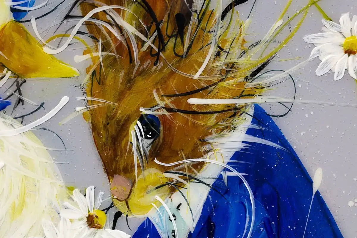 Peter Rabbit & Jemima I - Original - SOLD by artist Rozanne Bell - Wyecliffe Galleries