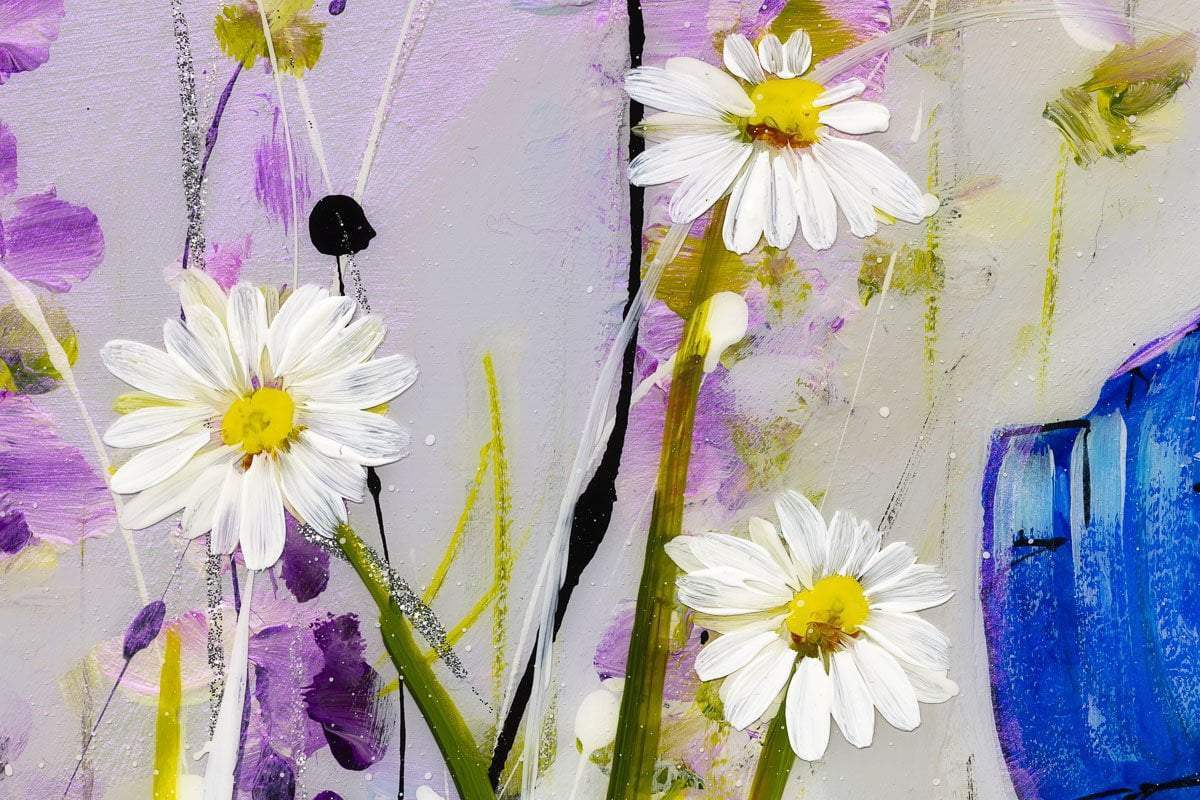 Peter Rabbit & Jemima II - Original - SOLD by artist Rozanne Bell - Wyecliffe Galleries