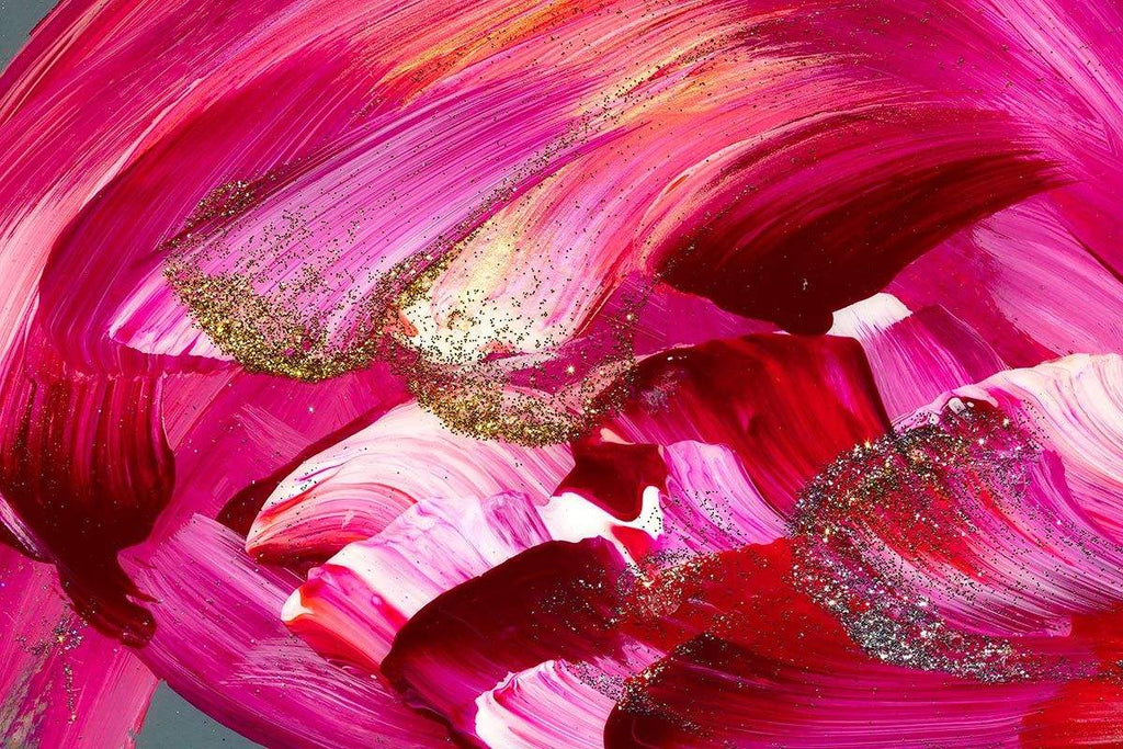 Pink Femininity - Original - SOLD by artist Rozanne Bell - Wyecliffe Galleries