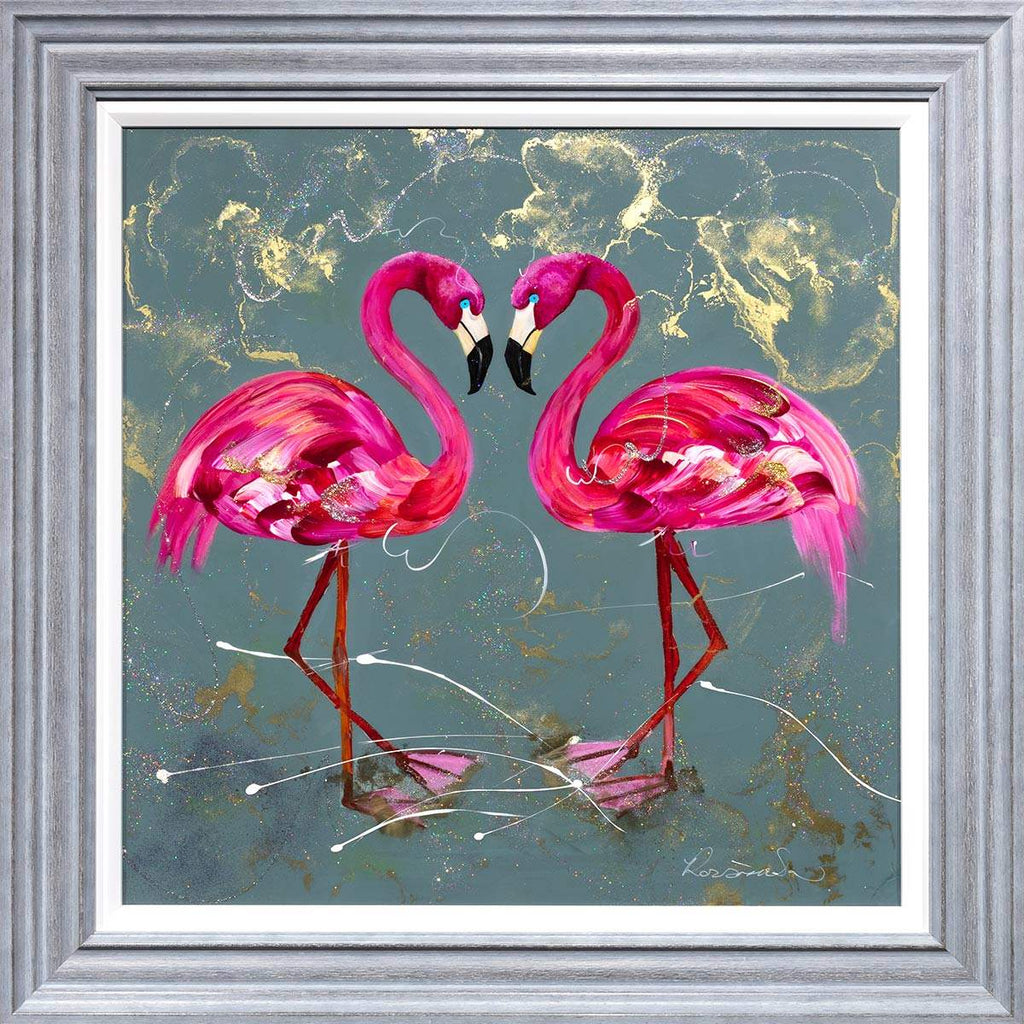 Pink Femininity - Original - SOLD by artist Rozanne Bell - Wyecliffe Galleries