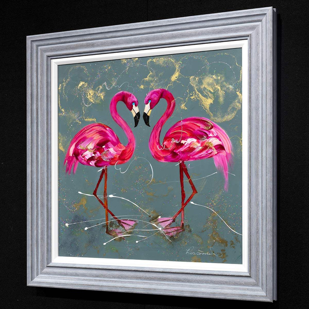 Pink Femininity - Original - SOLD by artist Rozanne Bell - Wyecliffe Galleries