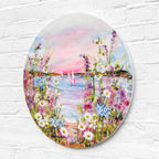 Pink Paradise - Original - SOLD by artist Rozanne Bell - Wyecliffe Galleries