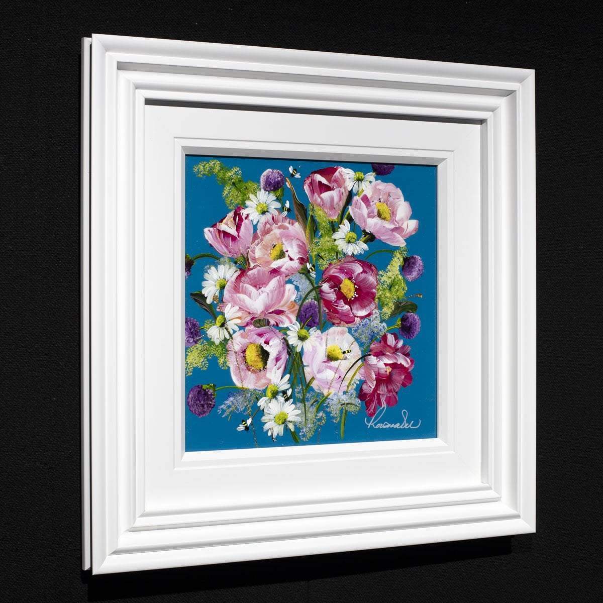 Pink Passion - Original - SOLD by artist Rozanne Bell - Wyecliffe Galleries