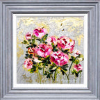 Pink Peonies - Original - SOLD by artist Rozanne Bell - Wyecliffe Galleries