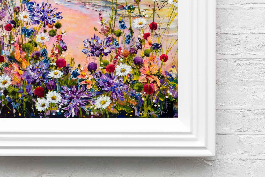 Pink Sands - Original - SOLD by artist Rozanne Bell - Wyecliffe Galleries