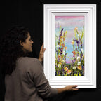 Pink Skies at Night - Original - SOLD by artist Rozanne Bell - Wyecliffe Galleries