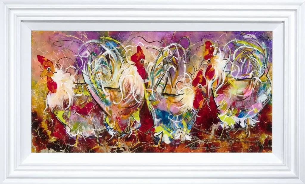 Pollo - Original - SOLD by artist Rozanne Bell - Wyecliffe Galleries