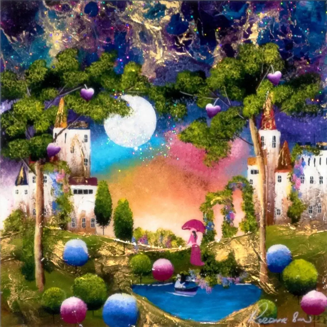 Pool of Enchantment - SOLD by artist Rozanne Bell - Wyecliffe Galleries