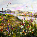 Poppies by the Lake - Original - SOLD by artist Rozanne Bell - Wyecliffe Galleries