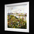 Poppies by the Lake - Original - SOLD by artist Rozanne Bell - Wyecliffe Galleries