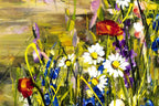 Poppies by the Lake - Original - SOLD by artist Rozanne Bell - Wyecliffe Galleries