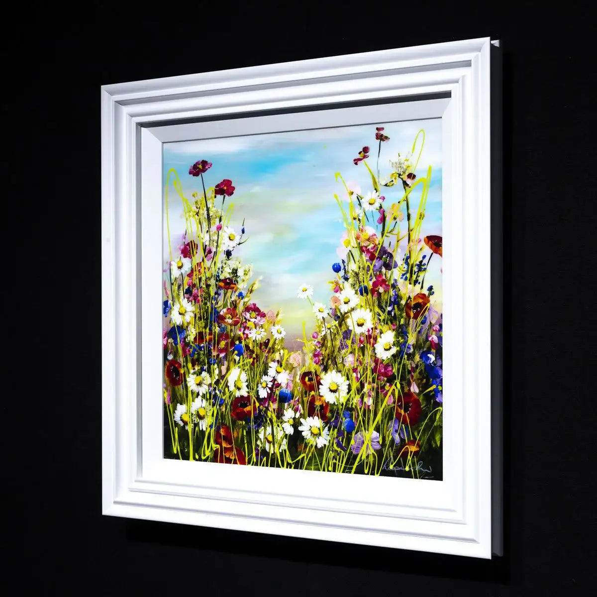 Poppies in Bloom - Original - SOLD by artist Rozanne Bell - Wyecliffe Galleries