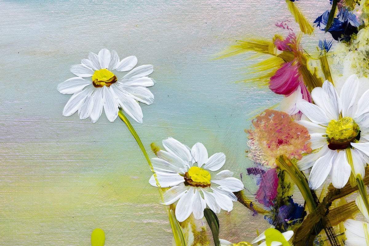 Poppies in Bloom - Original - SOLD by artist Rozanne Bell - Wyecliffe Galleries