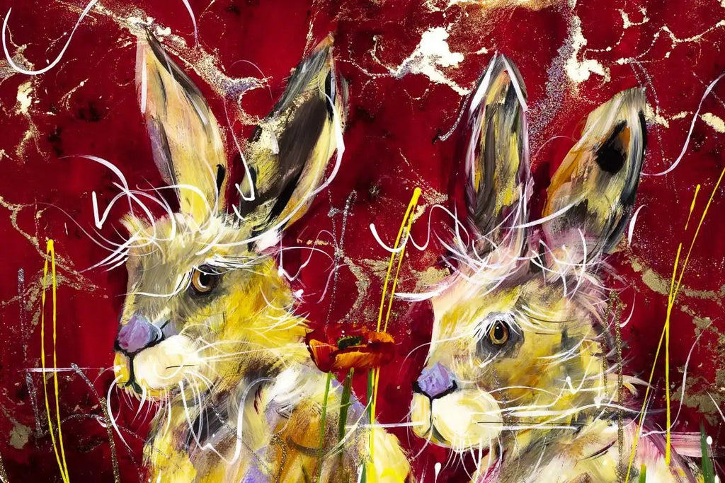 Poppy Love - Original - SOLD by artist Rozanne Bell - Wyecliffe Galleries