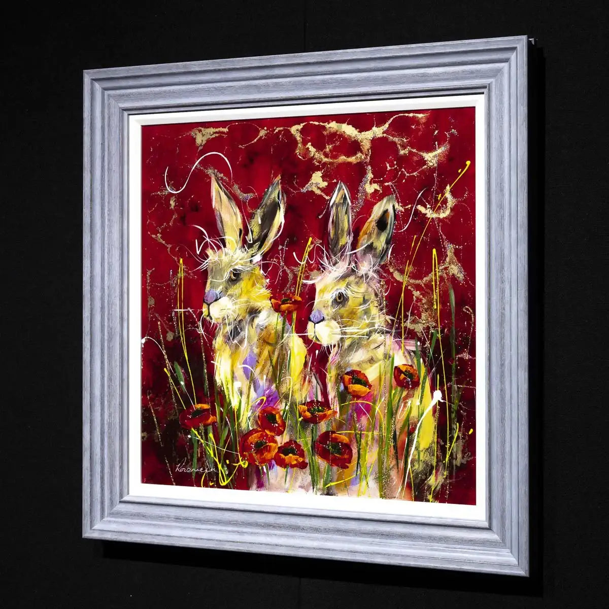 Poppy Love - Original - SOLD by artist Rozanne Bell - Wyecliffe Galleries