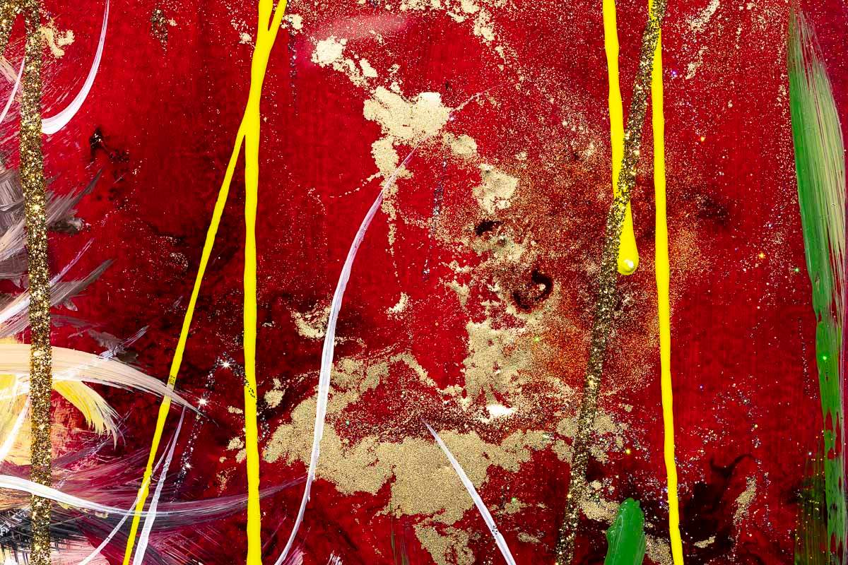 Poppy Love - Original - SOLD by artist Rozanne Bell - Wyecliffe Galleries