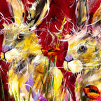 Poppy Love - Original - SOLD by artist Rozanne Bell - Wyecliffe Galleries