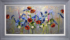 Poppy Panorama - Original - SOLD by artist Rozanne Bell - Wyecliffe Galleries