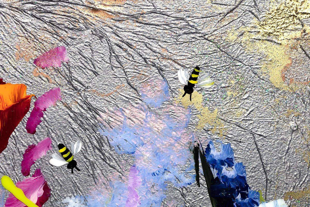 Poppy Panorama - Original - SOLD by artist Rozanne Bell - Wyecliffe Galleries