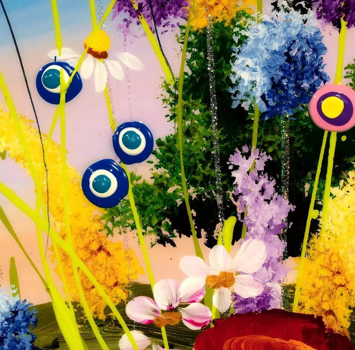 Poppy Panorama - SOLD by artist Rozanne Bell - Wyecliffe Galleries