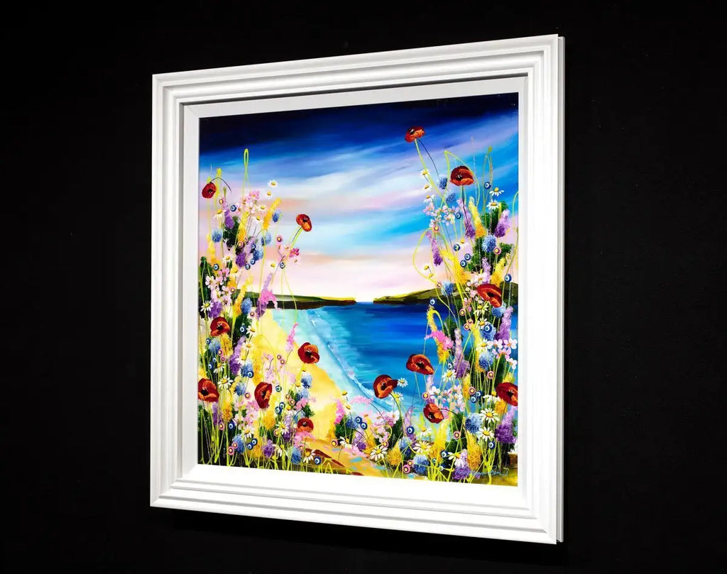 Poppy Panorama - SOLD by artist Rozanne Bell - Wyecliffe Galleries