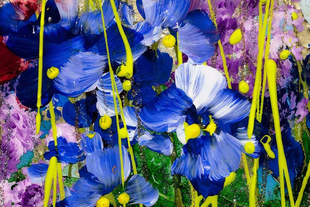 Poppy Passion - Original - SOLD by artist Rozanne Bell - Wyecliffe Galleries