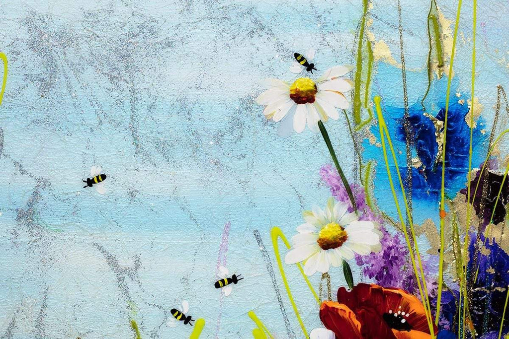 Poppy Passion - Original - SOLD by artist Rozanne Bell - Wyecliffe Galleries