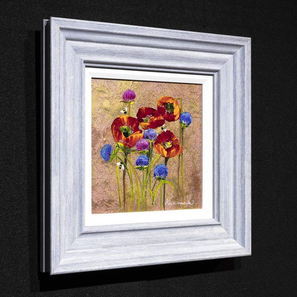 Poppy Patch - SOLD by artist Rozanne Bell - Wyecliffe Galleries