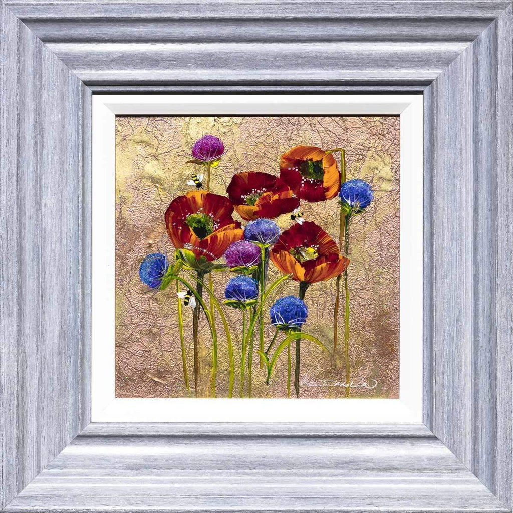 Poppy Patch - SOLD by artist Rozanne Bell - Wyecliffe Galleries