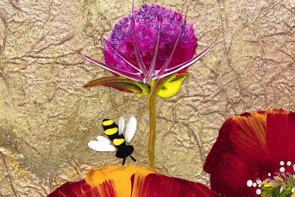 Poppy Patch - SOLD by artist Rozanne Bell - Wyecliffe Galleries